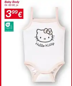 KiK Hello kitty baby body Angebot