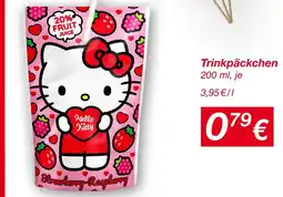 KiK Hello kitty trinkpäckchen Angebot