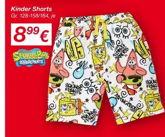 KiK Nickelodeon spongebob squarepants kinder shorts Angebot