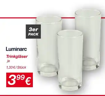 KiK Luminarc trinkgläser Angebot