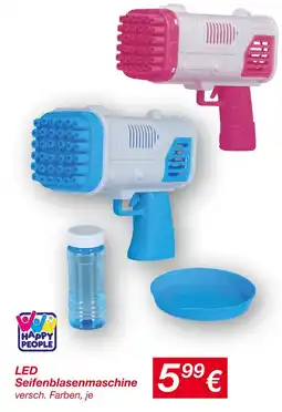 KiK Happy people led seifenblasenmaschine Angebot