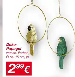 KiK Deko-papagei Angebot