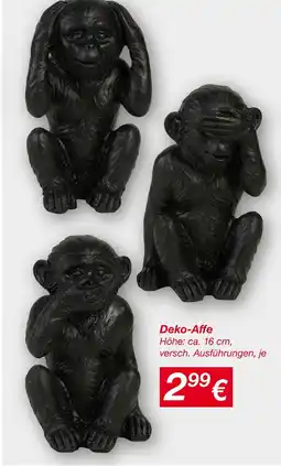 KiK Deko-affe Angebot