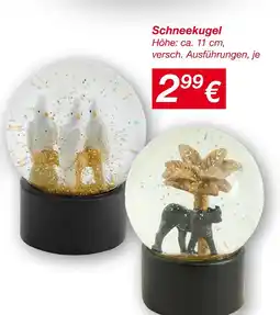 KiK Schneekugel Angebot