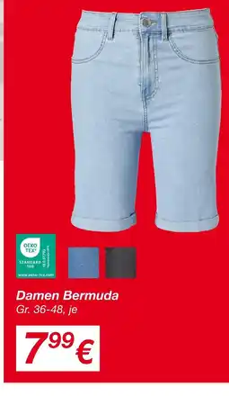 KiK Oeko-tex damen bermuda Angebot