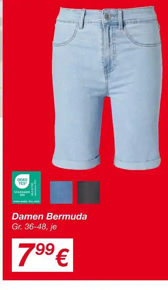 KiK Oeko-tex damen bermuda Angebot