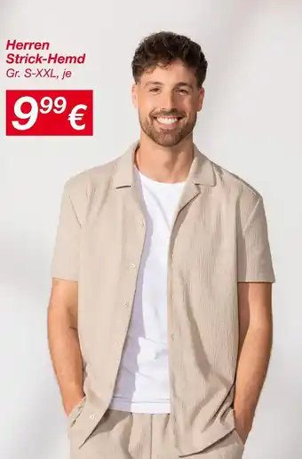 KiK Herren strick-hemd Angebot