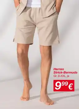 KiK Herren strick-bermuda Angebot