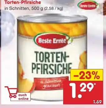 Netto Marken-Discount Torten Pfirsiche 500g Angebot