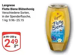 Globus Langnese Flotte Biene Blütenhonig Angebot