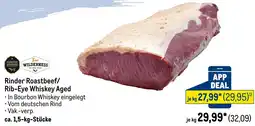 METRO Rinder Roastbeef/ Rib-Eye Whiskey Aged Angebot