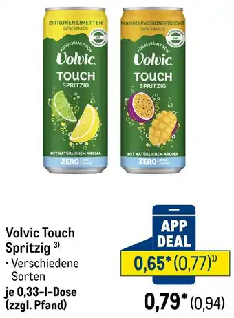 METRO Volvic Touch Spritzig Angebot