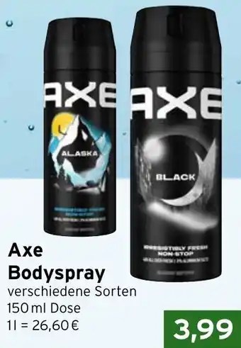 CAP Markt Axe Bodyspray Angebot