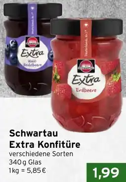 CAP Markt Schwartau Extra Konfitüre Angebot