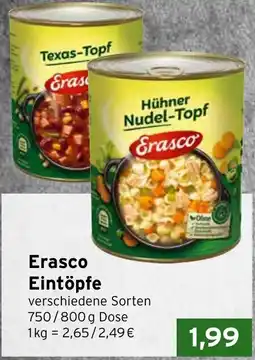 CAP Markt Erasco Eintöpfe Angebot