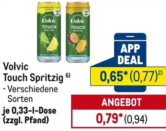 METRO Volvic Touch Spritzig Angebot