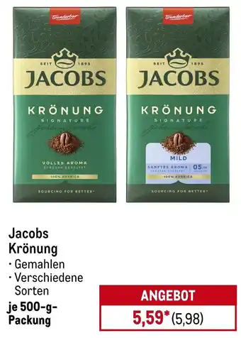 METRO Jacobs Krönung Angebot