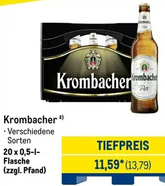 METRO Krombacher Angebot
