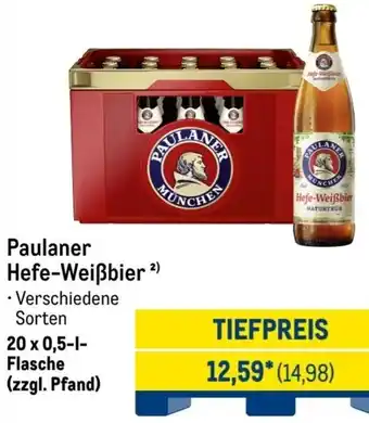 METRO Paulaner Hefe-Weißbier Angebot