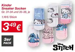 KiK Hello Kitty Kinder Sneaker Socken Angebot