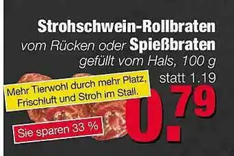 Edeka Scherer Strohschwein-rollbraten Oder Spießbraten Angebot