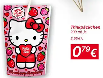 KiK Hello Kitty Trinkpäckchen Angebot