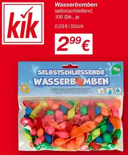 KiK Wasserbomben Angebot
