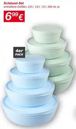 KiK Schüssel-Set Angebot