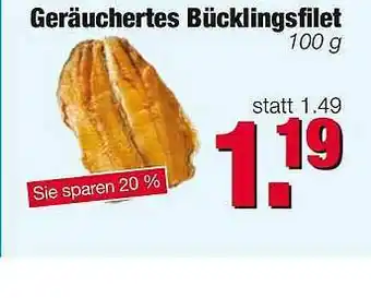 Edeka Scherer Geräuchertes Bücklingsfilet Angebot