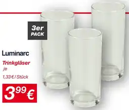 KiK Luminarc Trinkgläser Angebot