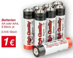 KiK Batterien Angebot