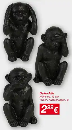 KiK Deko-Affe Angebot