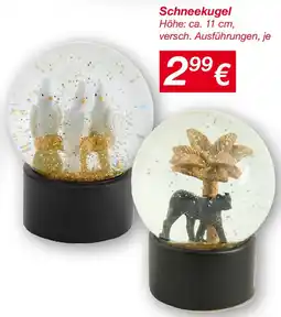 KiK Schneekugel Angebot