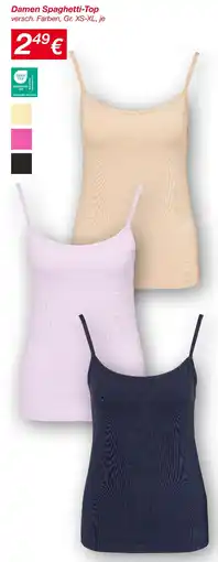 KiK Damen Spaghetti-Top Angebot