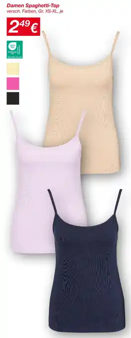 KiK Damen Spaghetti-Top Angebot
