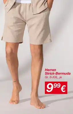 KiK Herren Strick-Bermuda Angebot