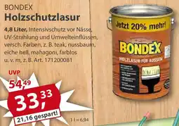Sonderpreis Baumarkt BONDEX Holzschutzlasur Angebot