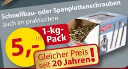Sonderpreis Baumarkt Schnellbau- oder Spanplattenschrauben Angebot