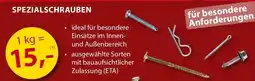 Sonderpreis Baumarkt Spezialschrauben Angebot