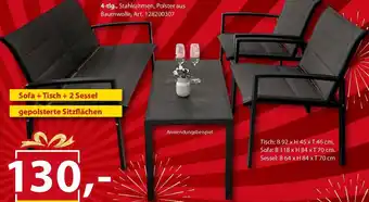 Sonderpreis Baumarkt Lounge-Set Angebot