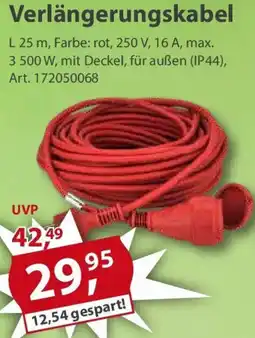 Sonderpreis Baumarkt Verlängerungskabel Angebot