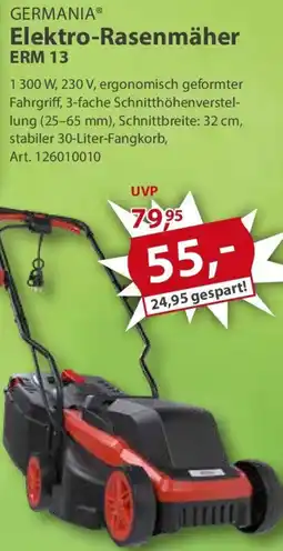 Sonderpreis Baumarkt GERMANIA Elektro-Rasenmäher ERM 13 Angebot