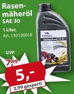 Sonderpreis Baumarkt Rasenmäheröl SAE 30 Angebot
