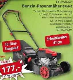 Sonderpreis Baumarkt GERMANIA Benzin-Rasenmäher BRM42 Angebot