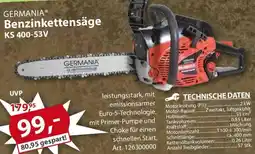 Sonderpreis Baumarkt GERMANIA Benzinkettensäge KS 400-53V Angebot