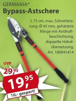 Sonderpreis Baumarkt GERMANIA Bypass-Astschere Angebot