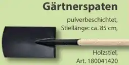 Sonderpreis Baumarkt Gärtnerspaten Angebot