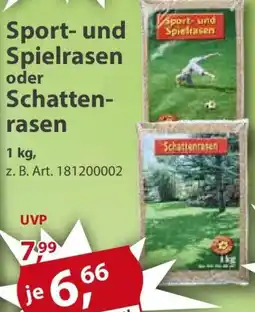 Sonderpreis Baumarkt Sport- und Spielrasen oder Schattenrasen Angebot