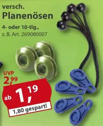Sonderpreis Baumarkt versch. Planenösen Angebot