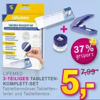 KODi Lifemed 3-Teiliges Tabletten-Komplett-Set Angebot